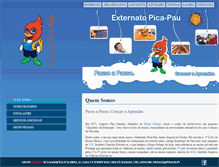 Tablet Screenshot of externato-picapau.com